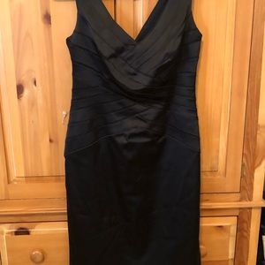 Tadashi Satin Dress 12 Black